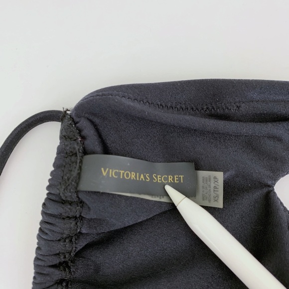 Victoria’s Secret Bikini Top Sz XS Black - Picture 3 of 5